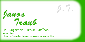 janos traub business card